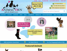 Tablet Screenshot of animalden.com